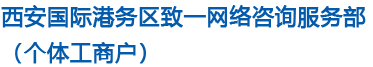 西安国际港务区致一网络咨询服务部（个体工商户）